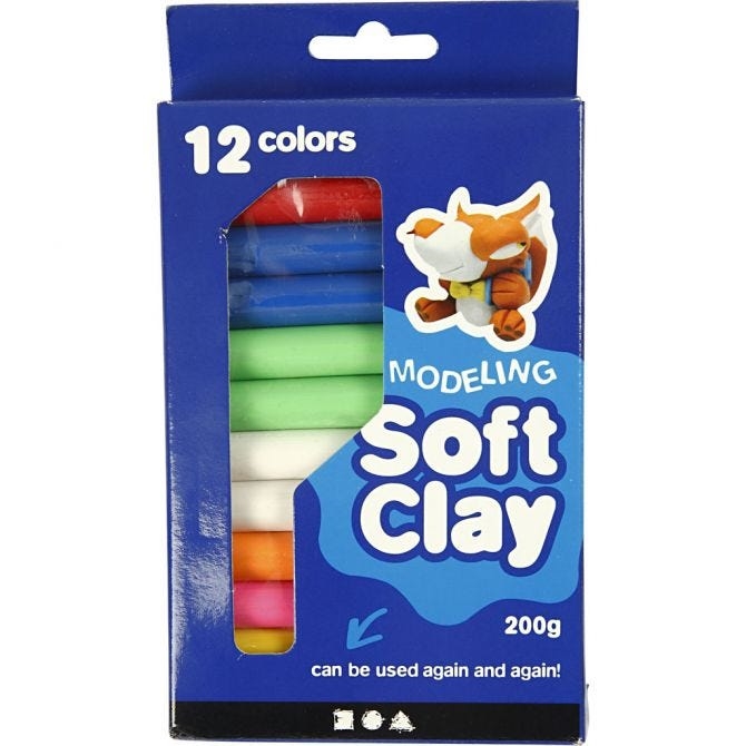 Soft clay modellervoks