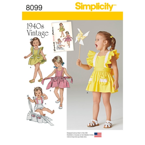 Simplicity forklædekjole 8099