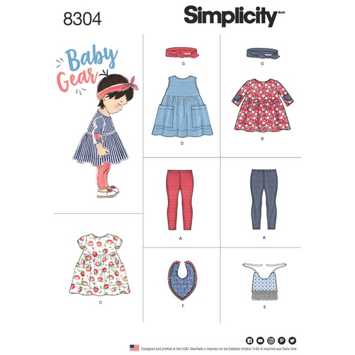 Simplicity babypige 8304